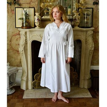 Ladies Sweetheart Nightdress With Side Ties 'Virginia', 5 of 9