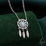 Sterling Silver Dreamcatcher Pendant Necklace, thumbnail 1 of 11