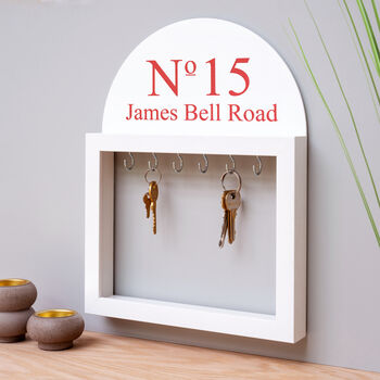 Personalised House Number Key Holder, 2 of 4