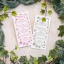 Wedding Doodles Menu Card, thumbnail 5 of 9