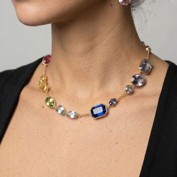 Hanabi Mixed Stone Necklace, 2 of 5