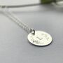 Floral Initial Engraved Sterling Silver Pendant, thumbnail 1 of 5