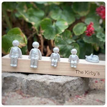 Personalised Our Family Ornament With Choice Of Figures, 5 of 11