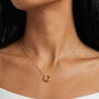 Gold Or Silver Women’s Chunky Horseshoe Pendant Necklace, Minimalist Jewellery, thumbnail 1 of 5
