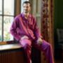 Men's Rioja Herringbone Brushed Cotton Pyjama Set, thumbnail 1 of 4