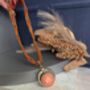 Orange Braided Orange Necklace And Pendant, thumbnail 1 of 5