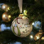 Personalised First Christmas As Mr And Mrs Bauble, thumbnail 1 of 12