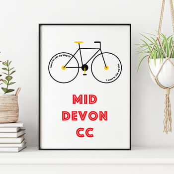 Personalised Cycling Club Print, 8 of 12