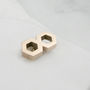 Geometric Infinity Cufflinks Silver Rose Or Gold Colour, thumbnail 4 of 6