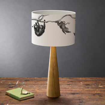 Sloths Hand Gilded Lampshade, 2 of 6