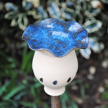 Poppy Seed Head Navy Blue Cane Stopper, 2 of 7