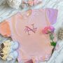 Personalised Embroidered T Shirt Romper, thumbnail 3 of 4