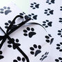 Paw Print Wrapping Paper, thumbnail 3 of 7