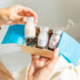 Miniature Aromatherapy Bath Salts Gift Set, thumbnail 1 of 5
