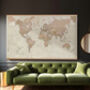 Giant Canvas World Map, thumbnail 5 of 12