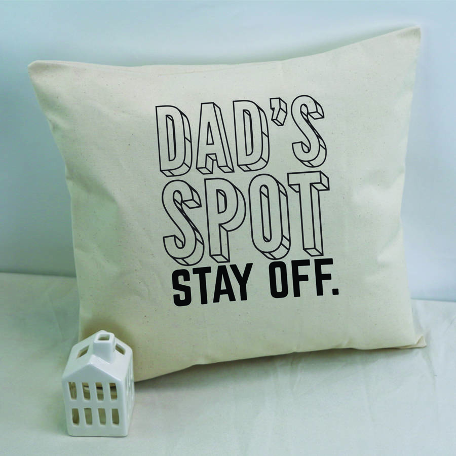 dad's spot cushion by minna's room | notonthehighstreet.com