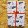 Luxury Monochrome New Baby Wrapping Paper, thumbnail 3 of 4