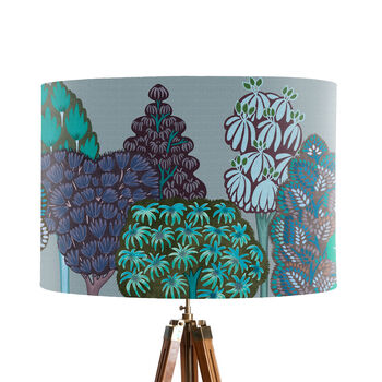 Serene Forest Greens Lampshade, 7 of 11