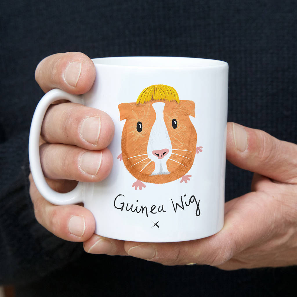 Guinea Pig Mug, Choice Of 3 Quotes By So Close 
