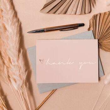 Wedding Thank You Note Card For Guests, 4 of 8
