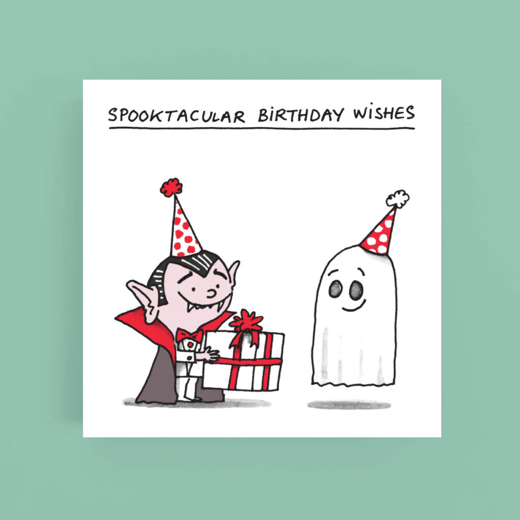 Spooktacular Birthday Wishes Card