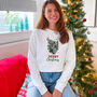 Merry Christmas Sweatshirt With Reindeer, thumbnail 1 of 5