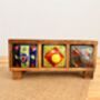 Mini Wooden Three Drawer Ceramic Chest Trinket Box, thumbnail 5 of 7