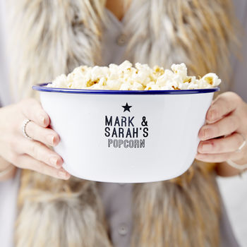 Personalised Popcorn Bowl