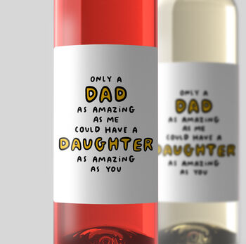 Personalised Wine Label 'Amazing Daughter', 2 of 2
