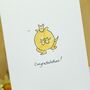 Personalised Kangaroo Handmade New Baby Card, thumbnail 3 of 3