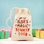 Personalised Bag Of Magic Reindeer Food, thumbnail 1 of 3