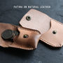 Personalised Handstitched Leather Coin Pouch, thumbnail 5 of 8