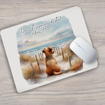 Personalised Norfolk Terrier Dog Beach Walk Collection, 5 of 8