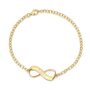 Personalised 18 K Gold Plated Infinity Bracelet, thumbnail 1 of 6