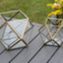 Recycled Metal Hexagonal Candle Holders, thumbnail 3 of 6