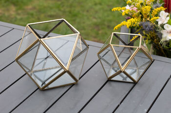 Recycled Metal Hexagonal Candle Holders, 3 of 6