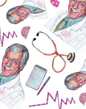 Diagnosis Murder Wrapping Paper, 90s Tv Detective Wrap, 7 of 8