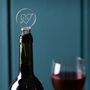 Personalised Wine Bottle Stopper For Couples, thumbnail 2 of 3