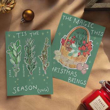 'A Magical Seasons Greeting' Christmas Card, 5 of 5