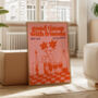Music Print | Good Times With Friends | Wall Art | Wine And Vinyl Poster, thumbnail 4 of 8