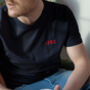 Mens Personalised Embroidered Year T Shirt, thumbnail 4 of 12