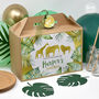 Personalised Jungle Gold Birthday Party Gift Box, thumbnail 6 of 7