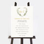 Greenery Botanical Wedding Order Of The Day Sign, thumbnail 2 of 2