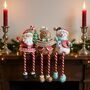 Christmas Shelf Sitter Decoration For Mantel Windowsill, thumbnail 2 of 3