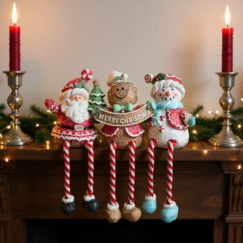 Christmas Shelf Sitter Decoration For Mantel Windowsill, 2 of 3