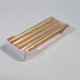 G Decor Pack Of 10 Or 20 Brass Gold Dinner Candles, thumbnail 4 of 4