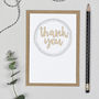 Thank You Wooden Words Card, thumbnail 3 of 3