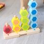 Personalised Counting Stacker Wooden Toy, thumbnail 1 of 3