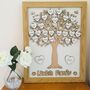 Personalised Mother's Day Framed Wooden Family Tree, thumbnail 1 of 12