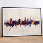 Huddersfield Skyline Cityscape Art Print, thumbnail 6 of 12